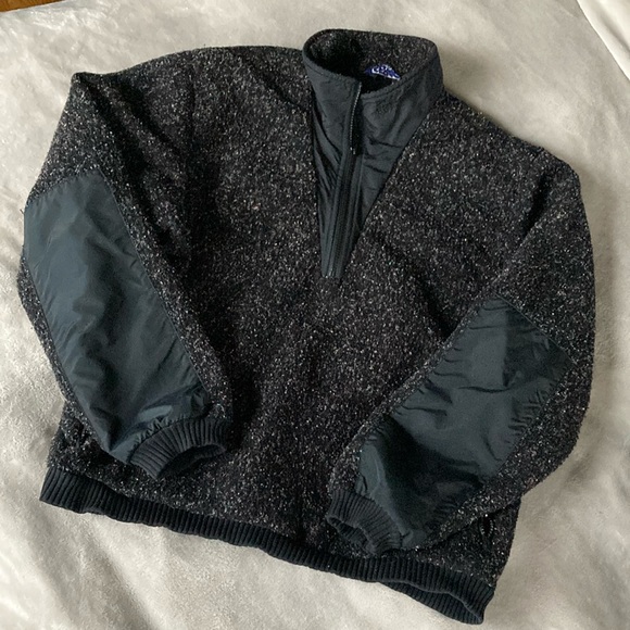 Vintage Other - Amazing vintage ski style pullover SERAC black colorful fibers size 42
